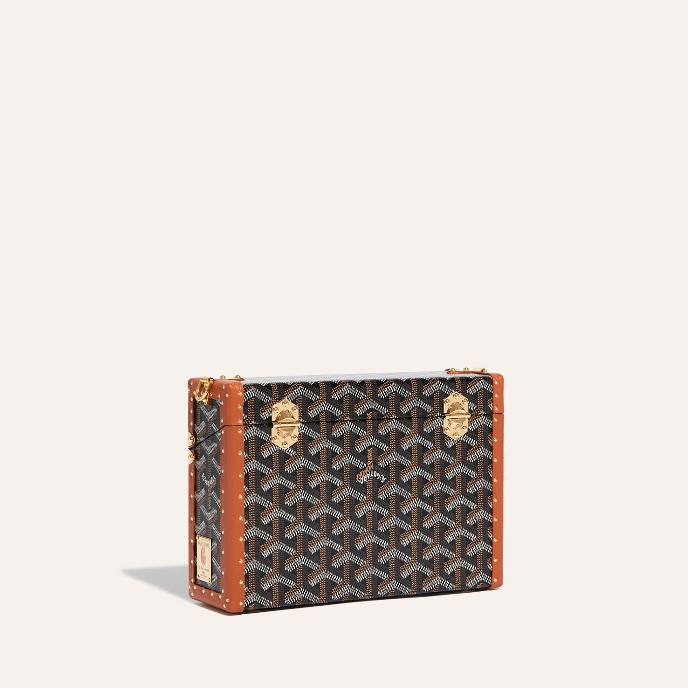 Goyard Cassette Trunk Bag Black & Tan - Image 3